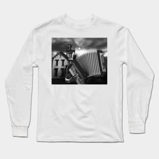 Accordian Blues Man Long Sleeve T-Shirt